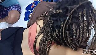 Brunette Teen Cheats with Anal Creampie