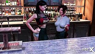 Fashion Business Bosses Groping Butts Evoke Intense 3D Anime Emotions