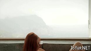 Solo gal uses sextoy