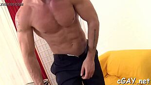 Seductive gay competition with sucking and fucking in pov blowjobs