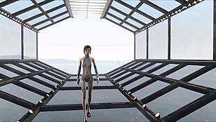 Fallout 4 fashion number 204 with hentai cartoon brunette cute anime