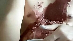 I love the way she waxes my cock during our intense foreplay sessions