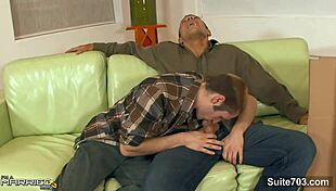 Married guy sucks monster cock at wedding reception