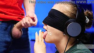 my best friend tricked me into tasting cum with tongue roleplay old blindfolded teen 18+