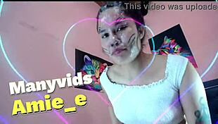 Slut Overwhelms Him with Spit During Intense Deepthroat Session in Wild Encounter