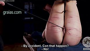 blonde teen endures brutal whipping and pain in extreme bdsm session