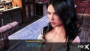 Fashion Business Bosses Groping Butts Evoke Intense 3D Anime Emotions