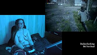 i can't stop staring at my big natural tits while playing alan wake