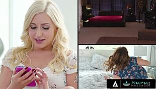 Natasha Nice Challenges Besties For Nuru Massage Threesome