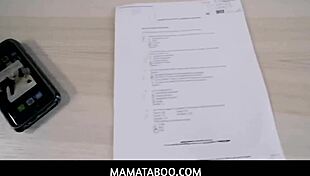 Busty Stepmom Assists Young Man