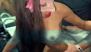 pretty skinny wife reaches orgasm during wet blowjob and tight fisting at carnival swing