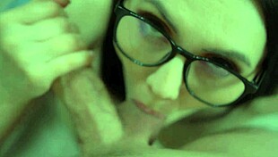 I suck my boys sloppy with face fucking and gagging for monster cock cumshot