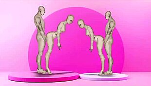 Twins Fucking Girls In Hentai Cartoon Anime