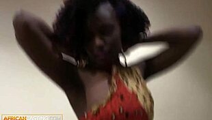 beautiful ebony model tricked. still loves that hard banging.