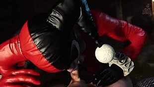 Harley Quinn rides sub in femdom cowgirl 😈