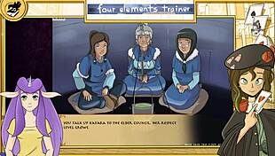 Avatar Last Airbender orgy, who’s joining these hentai lesbians in wild anal action?