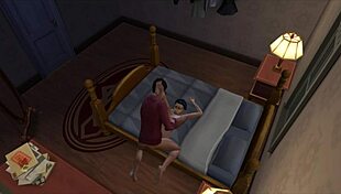 Dylan and Jess Sigworth enjoy a cozy evening together