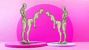 Twins Fucking Girls In Hentai Cartoon Anime