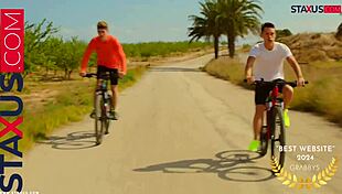 ️ staxus ride me hard two beautiful cyclists know how to have a good time after a ride