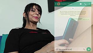 Stepson copies stepmother to fuck her later