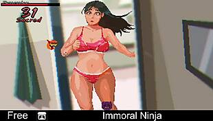explore the adventures of the immoral ninja in this erotic comedy