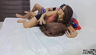 Brunette Teen Cheats with Anal Creampie