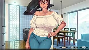 Step-mom’s friend catches me while I am pleasuring myself (Eng Sub)