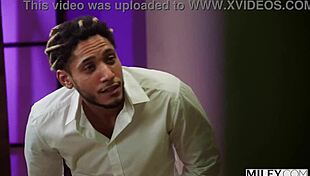 Milf Brandi Love spit-roast da due BBC mostro