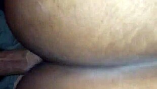 homemade black amateurs bent over in intense doggystyle ass pounding