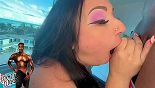 Watch Genesis Kiss get dicked down by BBC on vacation?