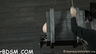 This provocative BDSM scene features rough fucking and intense blowjobs