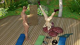 Pink-haired feminist pounded hard at taboo university with creampie