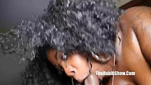 Chocolate Bbw Cherry Lixxx Phat Booty Takes Extreme Bbc