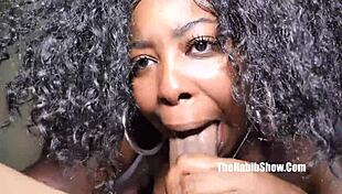 Çikolata BBW Cherry Lixxx kalın kıç ekstrem BBC alıyor