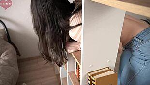 I couldn’t resist fucking my stuck step sis, saved her, then cummed inside!