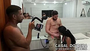 Amateur video of small tits Latina getting milked and fucked