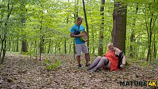 Tall Czech Woman Enjoys Playful Activities In Public With Friends