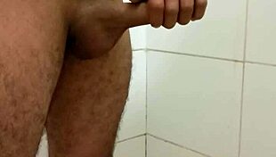 Skinny Gay Amateur Rotates During Solo Masturbation