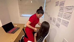 Medical Student Deceives Professor Naked In Office