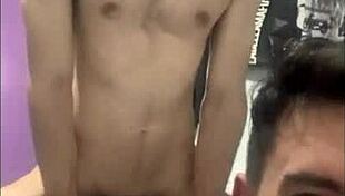 me and my boy enjoying a casual homemade moment