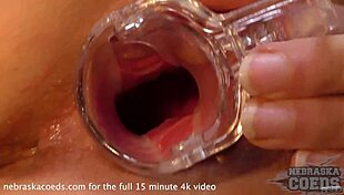 doctor says, 'open wide for the speculum on teen sarah'