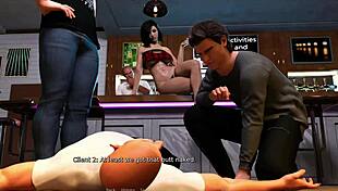 anna exciting affection 22 - wild bar game with 3d kinky babes 😜