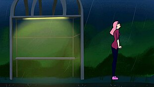 Something big awaits in Lemonfont's animated world of muscular surprises