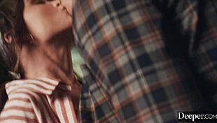 Deeper all-AMERICAN girl LILLY BELL fucks in the back of her pick-up truck