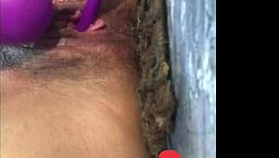 Jerking Off in a Video Call with My Ex's Hot Girlfriend