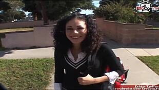 hey, that 18yo latina teen with natural tits got picked up for naughty car sex! 😏