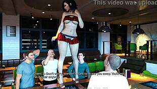 anna exciting affection 22 - wild bar game with 3d kinky babes 😜