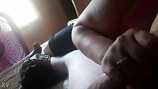 Intense blowjob on big monster cock with passion