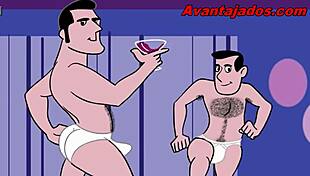 Intense Gay Cartoon Sex At The Party G