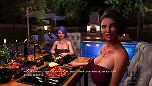 Cartoon Aunt Teases Nephew in Underwear